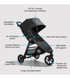Baby Jogger City Mini GT2 Single Stroller + Parent Console + Belly Bar - Briar Green -Babyzen || Stokke || CHICCO Sales baby jogger city mini gt2 single stroller parent console belly bar briar green 76