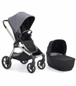 Baby Jogger City Sights Stroller + Pram Bundle - Dark Slate / Rich Black