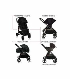 Baby Jogger City Versa Stroller - Black -Babyzen || Stokke || CHICCO Sales baby jogger city versa stroller black 150