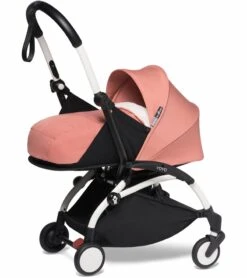 Babyzen YOYO2 Ultra Compact Complete 0+/6+ Stroller - White / Ginger -Babyzen || Stokke || CHICCO Sales babyzen yoyo2 ultra compact 0 stroller white ginger 45