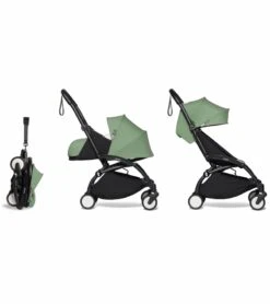 Babyzen YOYO2 Ultra Compact Complete 0+/6+ Stroller - Black / Peppermint