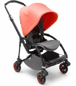 Bugaboo Bee5 Complete Compact Stroller, Limited Edition - Black/Coral