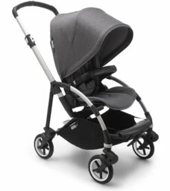 Bugaboo Bee6 Complete Stroller (One Box) - Aluminum/Grey/Grey Melange