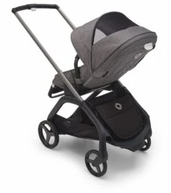 Bugaboo Dragonfly Complete Lightweight Compact Stroller - Graphite / Grey Melange / Grey Melange -Babyzen || Stokke || CHICCO Sales bugaboo dragonfly complete lightweight compact stroller graphite grey melange grey melange 10