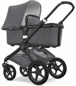 Bugaboo Fox Classic Complete Stroller - Black/Grey Melange -Babyzen || Stokke || CHICCO Sales bugaboo fox classic complete stroller black grey melange 131