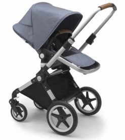 Bugaboo Lynx Complete Stroller - Aluminum/Blue Melange/Blue Melange