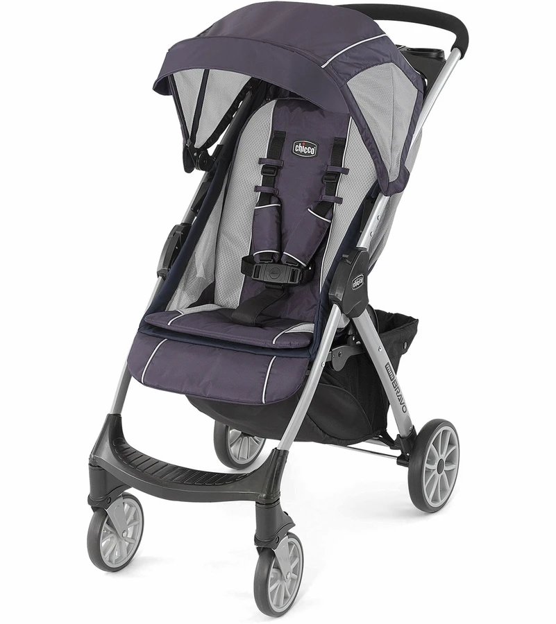 Chicco Mini Bravo Compact Stroller - Mulberry 1 Chicco Mini Bravo Compact Stroller - Mulberry