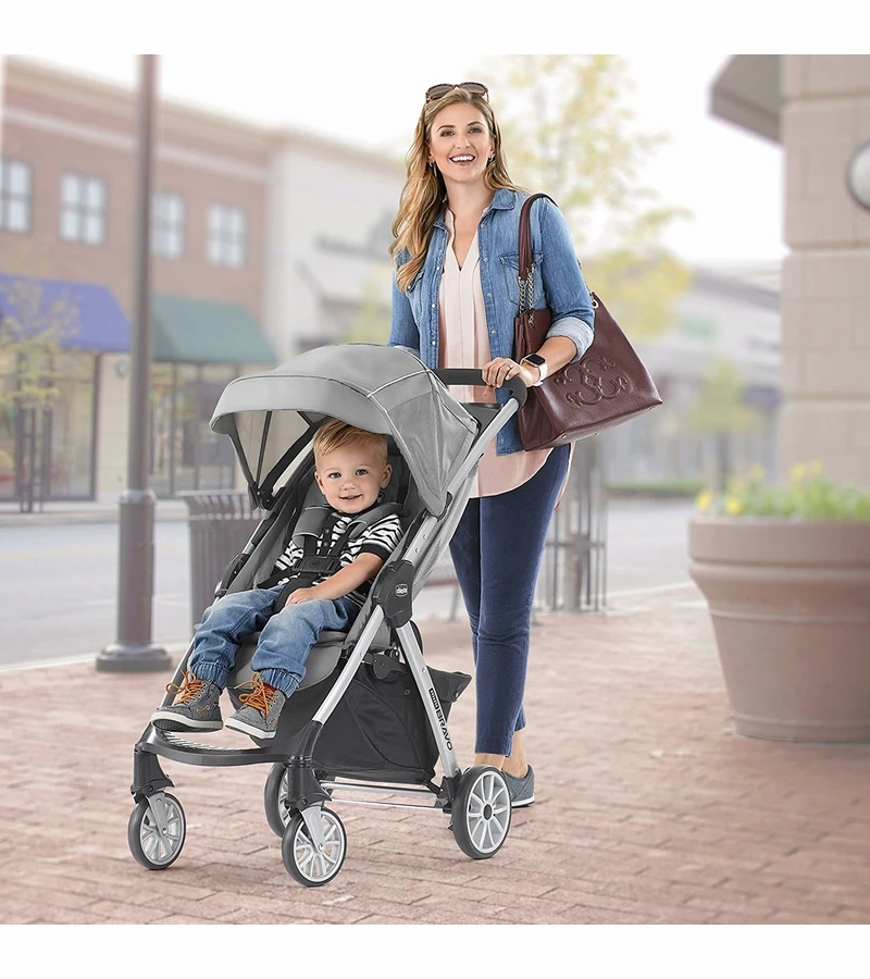 Chicco Mini Bravo Compact Stroller - Mulberry 7 Chicco Mini Bravo Compact Stroller - Mulberry - Image 7