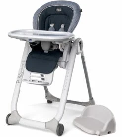 Chicco Polly Progress Highchair - Indigo