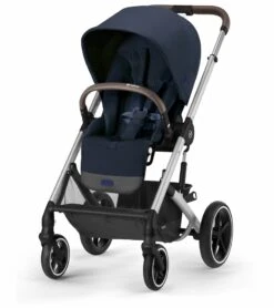 Cybex Balios S Lux 2 Stroller - Silver Frame / Ocean Blue