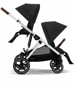 Cybex Gazelle S 2 Stroller + Cot Bundle - Silver Frame / Moon Black -Babyzen || Stokke || CHICCO Sales cybex gazelle s 2 cot aton 2 travel system bundle taupe frame sky blue lavastone black 52