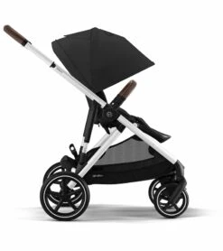 Cybex Gazelle S 2 Single-to-Double Stroller - Silver Frame / Moon Black -Babyzen || Stokke || CHICCO Sales cybex gazelle s 2 single to double stroller silver frame moon black 136