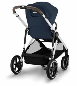 Cybex Gazelle S 2 Single-to-Double Stroller - Silver Frame / Ocean Blue -Babyzen || Stokke || CHICCO Sales cybex gazelle s 2 single to double stroller silver frame ocean blue 143