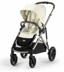 Cybex Gazelle S 2 Single-to-Double Stroller - Taupe Frame / Seashell Beige -Babyzen || Stokke || CHICCO Sales cybex gazelle s 2 single to double stroller taupe frame seashell beige 137