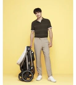 Cybex Gazelle S 2 Single-to-Double Stroller - Taupe Frame / Seashell Beige -Babyzen || Stokke || CHICCO Sales cybex gazelle s 2 single to double stroller taupe frame seashell beige 141