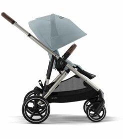 Cybex Gazelle S 2 Single-to-Double Stroller - Taupe Frame / Sky Blue -Babyzen || Stokke || CHICCO Sales cybex gazelle s 2 single to double stroller taupe frame sky blue 149