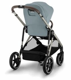 Cybex Gazelle S 2 Single-to-Double Stroller - Taupe Frame / Sky Blue -Babyzen || Stokke || CHICCO Sales cybex gazelle s 2 single to double stroller taupe frame sky blue 152