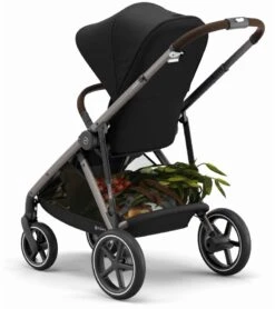 Cybex Gazelle S Single-to-Double Stroller - Deep Black (Taupe Frame) -Babyzen || Stokke || CHICCO Sales cybex gazelle s stroller cot deep black taupe frame 38