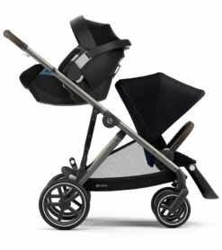 Cybex Gazelle S Stroller & Cot - Deep Black (Taupe Frame) -Babyzen || Stokke || CHICCO Sales cybex gazelle s stroller cot deep black taupe frame 39 1