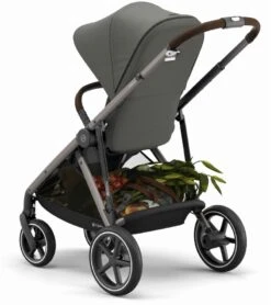 Cybex Gazelle S Single-to-Double Stroller - Soho Grey (Taupe Frame) -Babyzen || Stokke || CHICCO Sales cybex gazelle s stroller cot soho grey taupe frame 44
