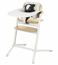 Cybex LEMO 1.5 High Chair - Wood - Porcelain White (Albee Exclusive)