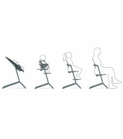 Cybex LEMO 2 High Chair 3-in-1 Set - Stone Blue -Babyzen || Stokke || CHICCO Sales cybex lemo 2 high chair 3 in 1 set stone blue 92