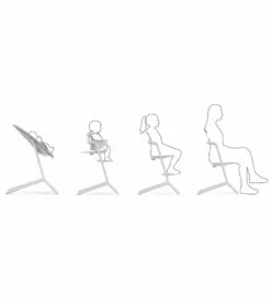 Cybex LEMO 2 High Chair 4-in-1 Set - All White -Babyzen || Stokke || CHICCO Sales cybex lemo 2 high chair 4 in 1 set all white 105
