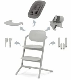 Cybex LEMO 2 High Chair 4-in-1 Set - Suede Grey