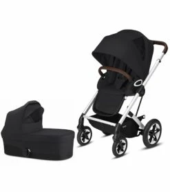 Cybex Talos S Lux All-Terrain Stroller + Cot S Bassinet Bundle - Deep Black