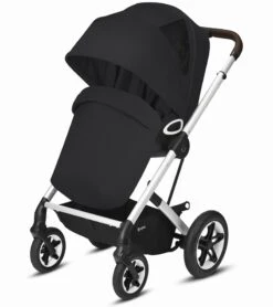 Cybex Talos S Lux All-Terrain Stroller + Cot S Bassinet Bundle - Deep Black -Babyzen || Stokke || CHICCO Sales cybex talos s lux all terrain stroller cot s bassinet bundle navy blue 64 1