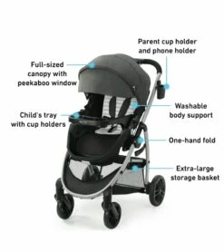 Graco Modes Pramette DLX Stroller - Hamilton -Babyzen || Stokke || CHICCO Sales graco modes pramette dlx stroller hamilton 128