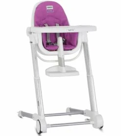 Inglesina Zuma High Chair - White/Fuchsia