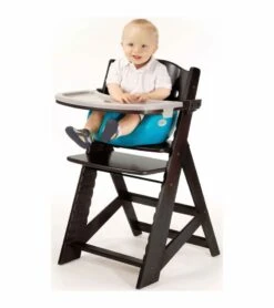 Keekaroo Height Right High Chair & Infant Insert - Espresso/Aqua -Babyzen || Stokke || CHICCO Sales keekaroo height right high chair infant insert espresso aqua 152