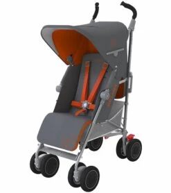 Maclaren 2016/2017 Techno XT Stroller - Charcoal/Marmalade
