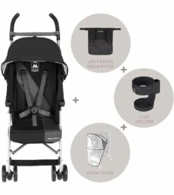 Maclaren 2016/2017 Triumph Style Set - Black/Charcoal -Babyzen || Stokke || CHICCO Sales maclaren 2016 2017 triumph style set black charcoal 56