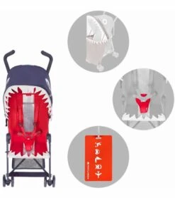 Maclaren 2018 / 2019 Mark II Umbrella Stroller - Shark -Babyzen || Stokke || CHICCO Sales maclaren 2018 2019 mark ii umbrella stroller shark 43