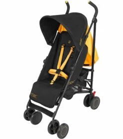 Maclaren Mac M-01 Umbrella Stroller - Black/Marigold