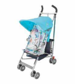 Maclaren Volo Umbrella Stroller - Silver Rotary Print