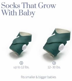 Owlet Fabric Accessory Sock Set For Smart Sock 3 - Deep Sea Green -Babyzen || Stokke || CHICCO Sales owlet fabric accessory sock set for smart sock 3 deep sea green 124