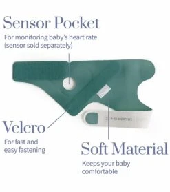Owlet Fabric Accessory Sock Set For Smart Sock 3 - Deep Sea Green -Babyzen || Stokke || CHICCO Sales owlet fabric accessory sock set for smart sock 3 deep sea green 126