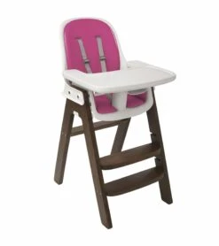 OXO Tot Sprout High Chair - Pink/Walnut -Babyzen || Stokke || CHICCO Sales oxo tot sprout high chair pink walnut 65