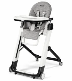 Peg Perego Siesta High Chair - Wonder Grey (Stain Resistant Fabric)