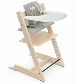 Stokke Tripp Trapp Complete High Chair - Natural / Glacier Green