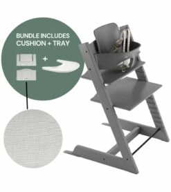 Stokke Tripp Trapp Complete High Chair - Storm Grey / Nordic Grey