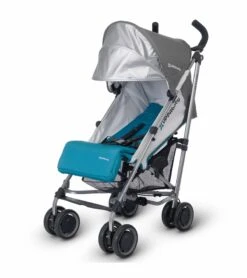 UPPAbaby 2017 G-LUXE Umbrella Stroller - Sebby (Teal/Silver) (Discontinued Fashion) -Babyzen || Stokke || CHICCO Sales uppababy 2017 g luxe umbrella stroller sebby teal silver discontinued fashion 29
