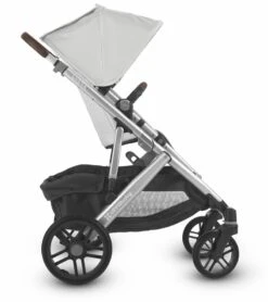 UPPAbaby 2019 VISTA Stroller - Bryce (White Marl/Silver/Chestnut Leather) -Babyzen || Stokke || CHICCO Sales uppababy 2019 vista stroller bryce white marl silver chestnut leather 181