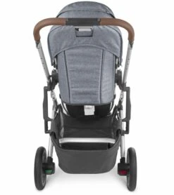 UPPAbaby Cruz V2 Stroller + Bassinet - Gregory (Blue Melange/Silver/Saddle Leather) -Babyzen || Stokke || CHICCO Sales uppababy cruz v2 stroller gregory blue melange silver saddle leather 103