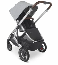 UPPAbaby Cruz V2 Stroller - Stella (Grey Brushed Melange / Silver / Chestnut Leather) -Babyzen || Stokke || CHICCO Sales uppababy cruz v2 stroller stella grey brushed melange silver chestnut leather 205