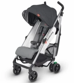 UPPAbaby G-Luxe Umbrella Stroller - Jordan (Charcoal/Red Stitch/Silver)