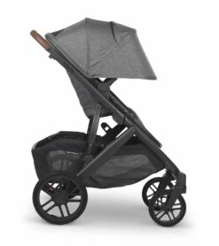 UPPAbaby Vista V2 Single-to-Double Stroller - Greyson (Charcoal Melange/Carbon/Saddle Leather) -Babyzen || Stokke || CHICCO Sales uppababy vista v2 single to double stroller greyson charcoal melange carbon saddle leather 45